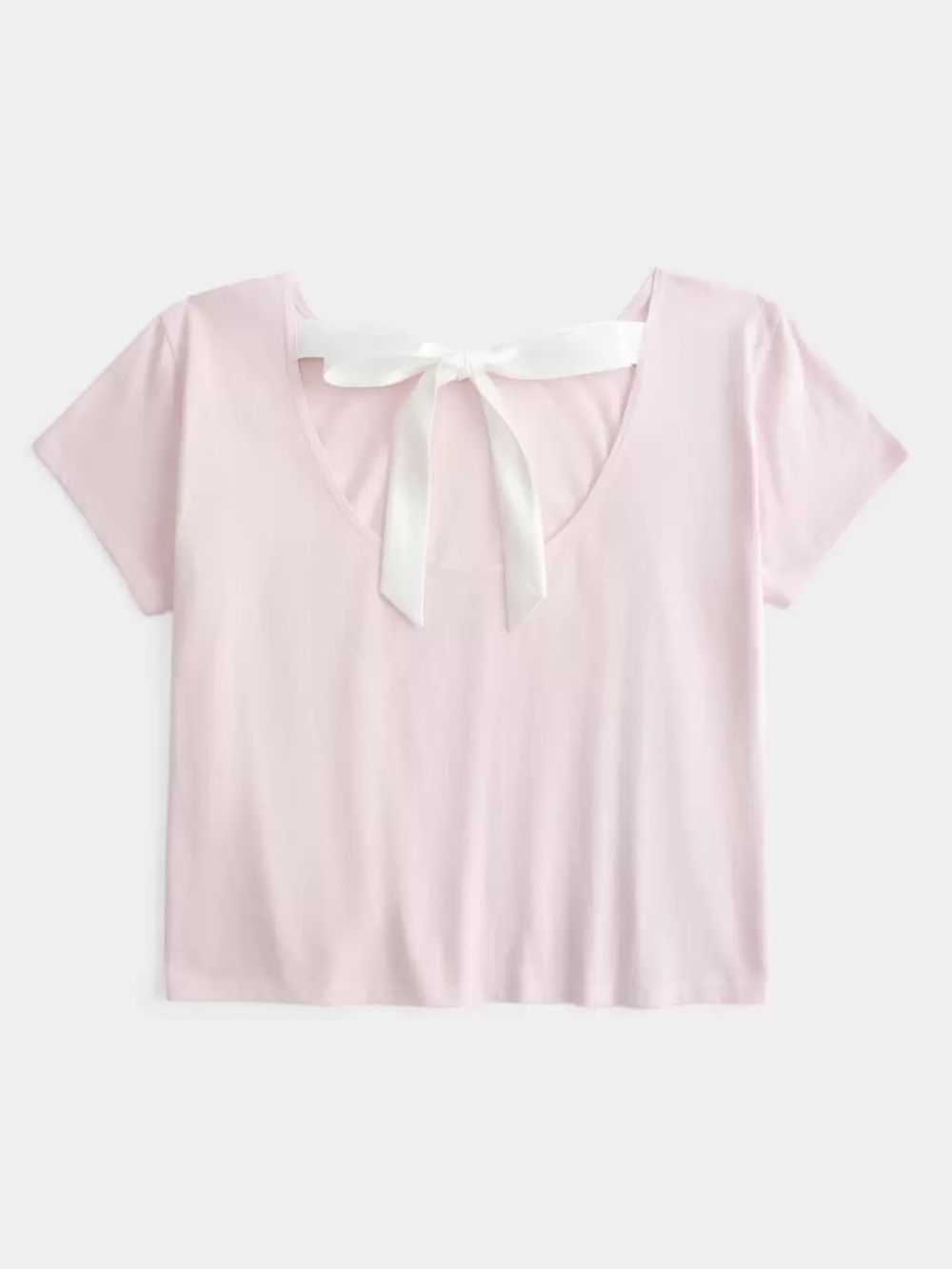 Hollister FLORAL PRINT T-SHIRT WITH EASY-TIE BACK TIE | XXL - Picture 4 of 5
